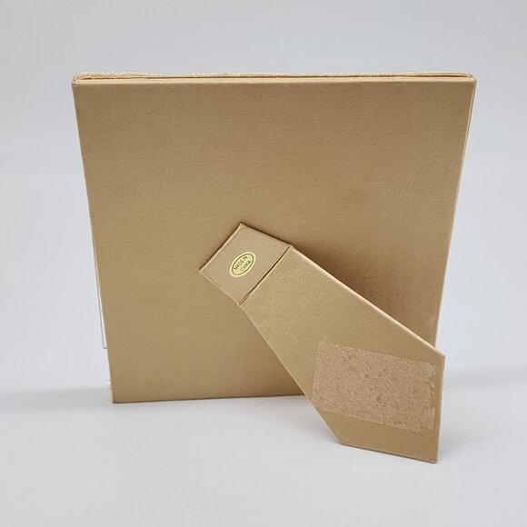 Beaded Yellow Square Photo Frame 3" Exterior 5.5" - Picture 6 of 11